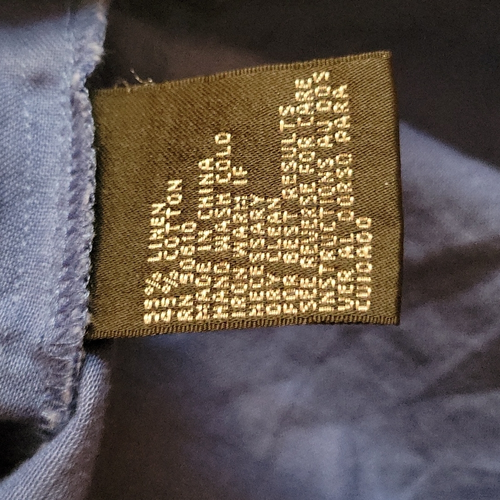 Kasper Linen/cotton button down shirt size 6 - Picture 5 of 9